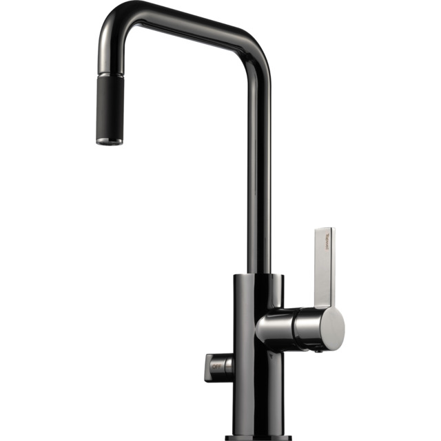 Produktbild föreställande artikeln KÖKSBLANDARE LÖPMUTTER 3/8T ARM887 BLACK CHROME från kategorin Köksblandare